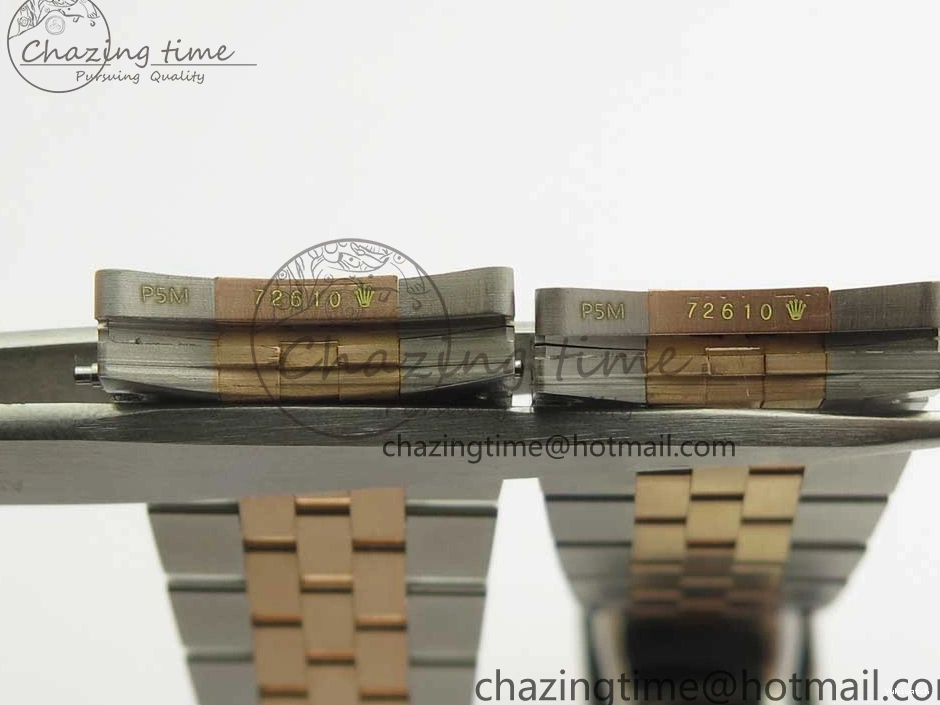 Jubilee RG Dial RG GMF SS 904 Wrapped on RG A2836 Roman Bracelet SS 36mm DateJust Wrapped 116231 0323